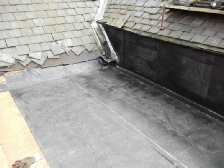 single ply solutions roof covered in vapour barrier