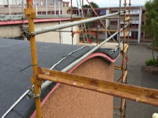 single ply solutions - unusual curved roof