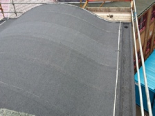 single ply solutions - unusual curved roof